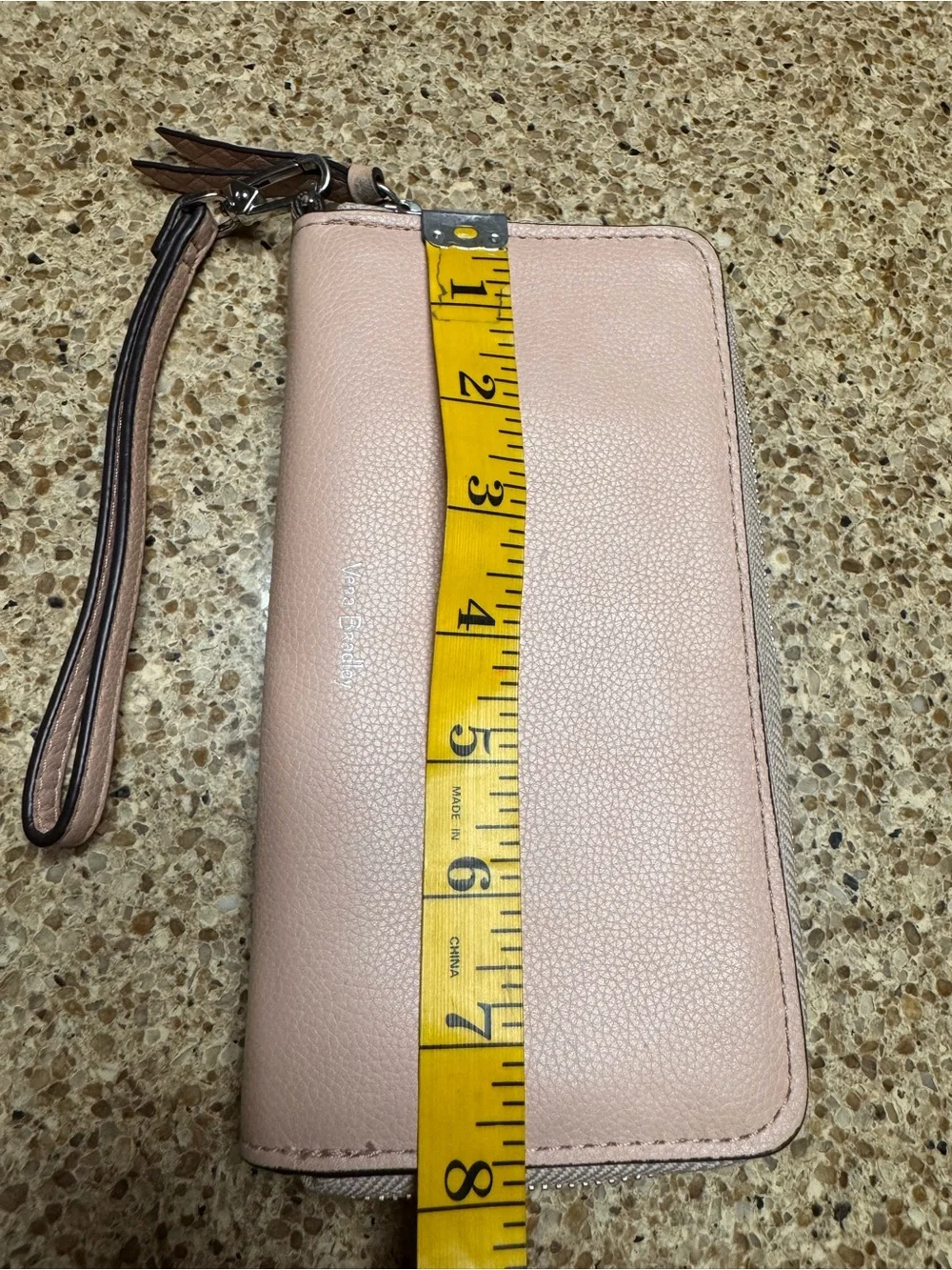 Vera Bradley Soft Pink Zip-Around Wristlet Wallet - Picture 5 of 13